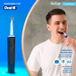 Immagine 3 - CliniCaps CoreClean Testine Spazzolino Elettrico Setole Regular Compatibili Oral-B Doppia Protezione - Confezione da 4 Testine