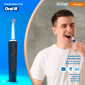 Immagine 3 - CliniCaps PinPoint Testine Spazzolino Elettrico Setole Precise Compatibili Oral-B Doppia Protezione - Confezione da 4 Testine