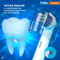 Immagine 4 - CliniCaps PinPoint Testine Spazzolino Elettrico Setole Precise Compatibili Oral-B Doppia Protezione - Confezione da 4 Testine