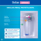 Immagine 2 - CliniCaps SoftSense Testine Spazzolino Elettrico Setole Morbide Compatibili Oral-B Doppia Protezione - Confezione da 4 Testine