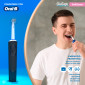 Immagine 3 - CliniCaps SoftSense Testine Spazzolino Elettrico Setole Morbide Compatibili Oral-B Doppia Protezione - Confezione da 4 Testine