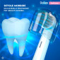 Immagine 4 - CliniCaps SoftSense Testine Spazzolino Elettrico Setole Morbide Compatibili Oral-B Doppia Protezione - Confezione da 4 Testine