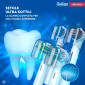 Immagine 4 - CliniCaps Kit 4-in-1 Testine Spazzolino Elettrico Oral-B AngleAct CoreClean PinPoint e SoftSense - Confezione da 4 Testine