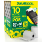 Immagine 1 - DuraRoooll Rotoli Carta Termica POS 16m Compatibili con Nexi SumUp Pax Axerve e Ingenico Ø38x57mm - Confezione da 10 Rotoli