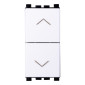 Immagine 1 - ETTROIT VENUS PULSANTE DOPPIO 1P+1P 16A BIANCO - Mod. VA1202B - Compatibile con VIMAR ARKÉ