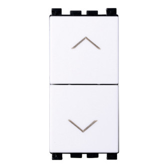 PULSANTE DOPPIO 1P+1P 16A BIANCO - modello VA1202B