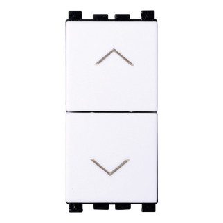 PULSANTE DOPPIO 1P+1P 16A BIANCO - modello VA1202B