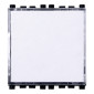 Immagine 1 - ETTROIT VENUS PULSANTE 2P PORTANOME BIANCO - Mod. VA1901B - Compatibile con VIMAR ARKÉ