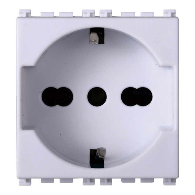 PRESA SCHUKO 2P+T 16A BIANCO - modello VA2102B