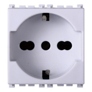 PRESA SCHUKO 2P+T 16A BIANCO - modello VA2102B