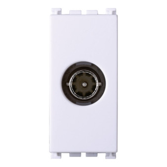 CONNETTORE TV MASCHIO PASSANTE BIANCO - modello VA2253B