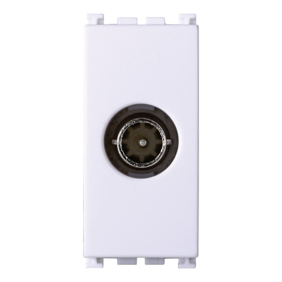 CONNETTORE TV MASCHIO PASSANTE BIANCO - modello VA2253B CONNETTORE TV MASCHIO PASSANTE BIANCO - modello VA2253B