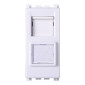 ETTROIT VENUS CONNETTORE RJ45 CAT5 BIANCO - Mod. VA2355B - Compatibile con VIMAR ARKÉ