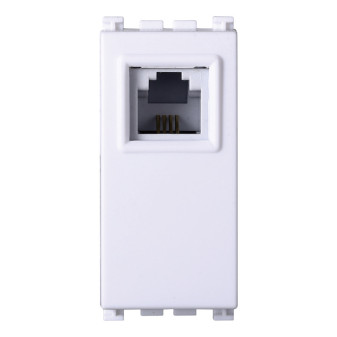 CONNETTORE RJ11 TELEFONO BIANCO - modello VA2354B