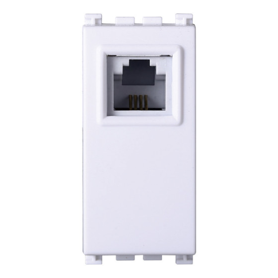 CONNETTORE RJ11 TELEFONO BIANCO - modello VA2354B CONNETTORE RJ11 TELEFONO BIANCO - modello VA2354B