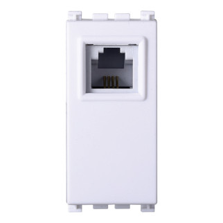 CONNETTORE RJ11 TELEFONO BIANCO - modello VA2354B