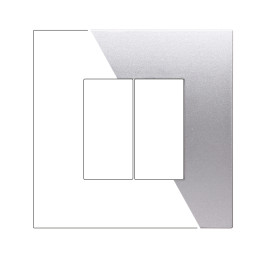 PLACCA PLASTICA 2P SILVER - modello VA83206