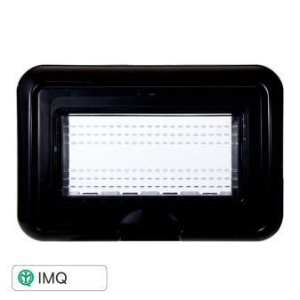 CUSTODIA INCASSO 4P IP55 NERO - modello LN2704