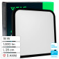 V-Tac Pro VT-8618 Plafoniera LED Quadrata 18W SMD Chip Samsung IP44 Colore Nero - SKU 76441-24