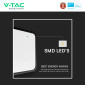 Immagine 8 - V-Tac Pro VT-8618 Plafoniera LED Quadrata 18W SMD Chip Samsung IP44 Colore Nero - SKU 76441-24