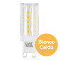 Immagine 2 - Life Lampadina LED G9 4,8W Tubolare SMD Trasparente in Ceramica - mod. 39.931266C