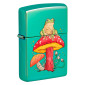 Zippo Accendino a Benzina Ricaricabile e Antivento con Fantasia Mystical Frog Design - mod. 48973