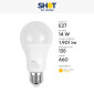 Immagine 2 - Bot Lighting Lampadina LED E27 14W Goccia A60 SMD - mod. ELD1016X2B