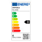 Immagine 7 - Imperia Lampadina LED E14 6W MiniGlobo P45 Filament in Vetro - mod. 214398