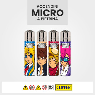 Clipper Micro Accendino a Pietrina Manga 48 Accendini