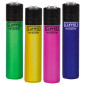 Immagine 1 - Clipper Large Accendino a Pietrina Grande Ricaricabile con Fantasia Crystal 9 - Serie da 4 Accendini