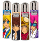 Immagine 1 - Clipper Micro Accendino a Pietrina Piccolo Ricaricabile con Fantasia Manga - Serie da 4 Accendini
