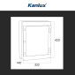 Immagine 4 - Kanlux Ideal Centralino da Parete 2x13P Compatibile con Sistemi Fotovoltaici IK10 Colore Grigio - mod. 38454