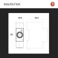 Immagine 6 - Marstek Misuratore Batteria Trifase 100-260V Wifi Bluetooth 4P MID 3x100A con CT Esterni Installazione su Barra DIN - mod. CT002
