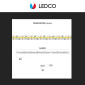 Immagine 8 - LEDCO Striscia LED 2835 100W Monocolore 240 LED/metro 24V IP54 Nano Particelle - 5m - SL200LBC65/N / SL200LBN65/N / SL200LBI65/N