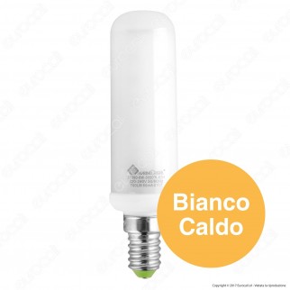 Marino Cristal Serie PRO Lampadina LED E14 8W Tubolar T28 Dimmerabile