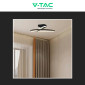 Immagine 4 - V-Tac VT-7763 Lampadario LED a Superficie 20W SMD Colore Nero - SKU 6926