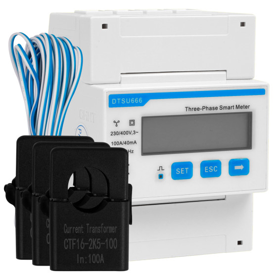 Chint Misuratore Inverter Trifase Deye 4P MID mod. DTSU666-H Chint Misuratore Inverter Trifase Deye 4P MID mod. DTSU666-H
