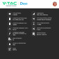 Immagine 3 - V-Tac Deye Armadio Rack da Terra 12 Accumulatori BMS LiFePO4 61,44kWh per Inverter Trifase CEI 0-21 e 0-16 - SKU 11994
