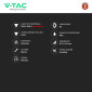 Immagine 3 - V-Tac VT-802-W Portafaretto Rotondo a Plafone in Alluminio con Portalampada per Lampadine GU10 Colore Bianco - SKU 8944