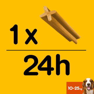 56 Stick per l'Igiene Orale del Cane Pedigree Dentastix Medium