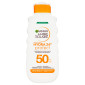Immagine 1 - Garnier Ambre Solaire Hydra 24H Protect Protezione Solare Alta SPF 50 Idratante con Vitamina E - Flacone da 175ml