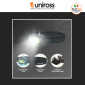 Immagine 7 - Uniross ProLite Torcia Frontale 350lm Ricaricabile con Cavo USB Fascia Regolabile Testa Inclinabile 45° - mod. ULSH06