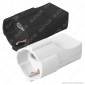 Wiva Presa Singola Multistandard con Uscita Cavo Dritta - Colore Bianco o Nero - mod. 31500119 / 31500118 [TERMINATO]