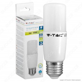 V-Tac VT-2089 Lampadina LED E27 9W Tubolare T37 - SKU 7256 / 7257 /