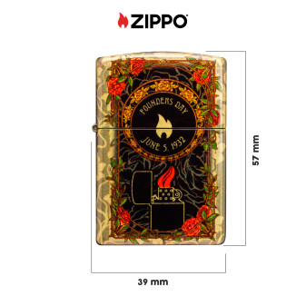 Accendino Zippo mod. 46774 Founder's Day Collectible 2025