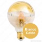 Immagine 2 - Girard Sudron Lampadina LED E27 8W Globo G95 Filamento Ambrata