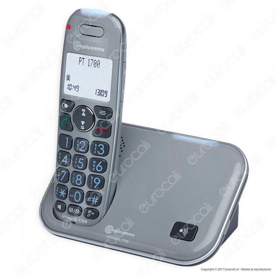 Amplicomms PowerTel 1700 Telefono Cordless per Portatori di Amplicomms PowerTel 1700 Telefono Cordless per Portatori di