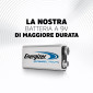 Immagine 2 - Energizer Ultimate Lithium L6LR61 E-Block Transistor 9V Lunga Durata per Rilevatori Fumo Rasoi Torce - Blister da 1 Batteria