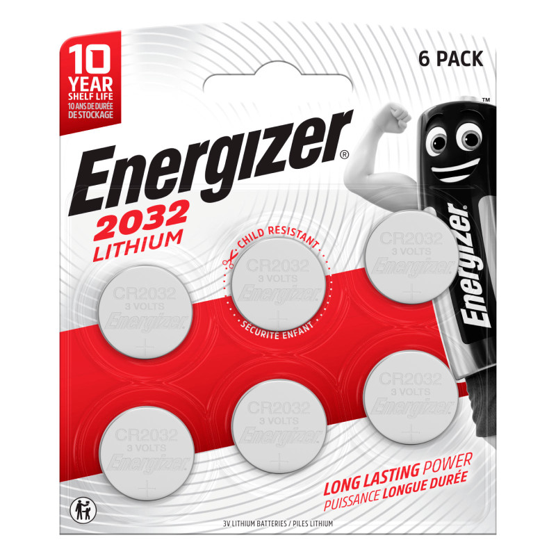 Pila A Bottone Energizer CR1632 Al Litio 3V | 130mAh, Diametro 16mm, Spessore 3.2mm | Per Dispositivi Vari, Alta Qualità E Durata