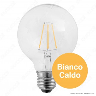 Sylvania ToLEDo Retro Lampadina LED E27 5W Globo G80 Filamento - mod.